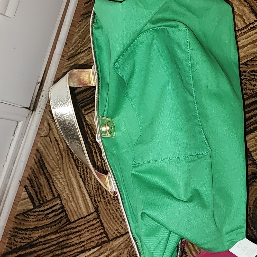 Lilly Pulitzer Floral Pink and Green Tote Bag, NWOT. Gorgeous Bag. - Picture 7 of 10